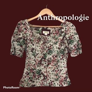 Anthropologie (Maeve) Embroidered Blouse